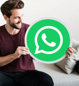 Whatsapp icon handling in hand